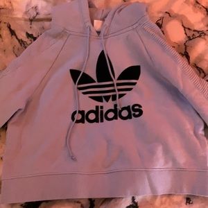 addias crop hoodie